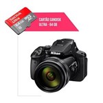 Ficha técnica e caractérísticas do produto Cartão de Memória 64gb Ultra para Câmera Nikon Coolpix P900