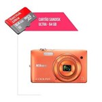 Ficha técnica e caractérísticas do produto Cartão de Memória 64gb Ultra para Câmera Nikon Coolpix S3500