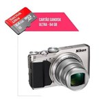 Ficha técnica e caractérísticas do produto Cartão de Memória 64gb Ultra para Câmera Nikon Coolpix S9900