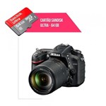 Ficha técnica e caractérísticas do produto Cartão de Memória 64gb Ultra para Câmera Nikon D7200 - Sandisk