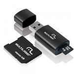 Ficha técnica e caractérísticas do produto Cartão de Memória 8GB Classe 4 com Kit Adaptador - MC058 - Multilaser