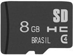 Ficha técnica e caractérísticas do produto Cartão de Memória 8GB Micro SD Multilaser Classe 4 - MC141