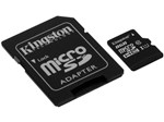 Cartão de Memória 8GB Micro SDHC com Adaptador - Kingston SDC10
