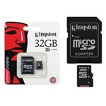 Ficha técnica e caractérísticas do produto Cartao de Memoria Classe 10 Kingston Sdc10/32gb Micro Sdhc
