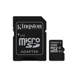 Ficha técnica e caractérísticas do produto Cartao de Memoria Classe 10 Kingston Sdc10g2/16gb Micro Sdhc 16gb com Adaptador Sd
