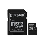 Ficha técnica e caractérísticas do produto Cartão de Memória Classe 10 Kingston Sdc10G2/16Gb Micro Sdhc 16Gb com Adaptador Sd