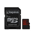 Ficha técnica e caractérísticas do produto Cartão de Memória Classe 10 Kingston Sdca3/32Gb Micro Sdhc 32Gb Uhs-I U3 com Adaptador Sd