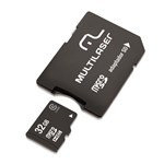 Ficha técnica e caractérísticas do produto Cartão de Memoria Classe 10 Micro Sd 32gb com Adaptador - Multilaser