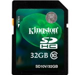 Ficha técnica e caractérísticas do produto Cartão de Memória Classe 10 Sd10v de 32Gb Kingston