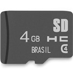 Ficha técnica e caractérísticas do produto Cartão de Memória Classe 4 4GB Multilaser MC144
