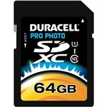 Ficha técnica e caractérísticas do produto Cartão de Memória Duracell Class 10 64GB