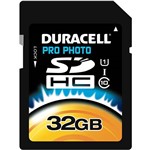 Ficha técnica e caractérísticas do produto Cartão de Memória Duracell Class 10 32GB