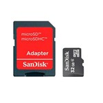 Ficha técnica e caractérísticas do produto Cartão de Memória 32gb Micro Sd+adapt - Sandisk