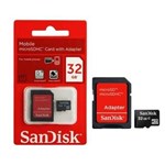 Ficha técnica e caractérísticas do produto Cartao de Memoria 32Gb Micro Sd Adaptador SD - Sandisk
