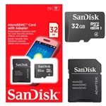 Ficha técnica e caractérísticas do produto Cartão de Memória 32gb Micro Sd Adapter - Sandisk