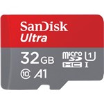 Ficha técnica e caractérísticas do produto Cartao de Memoria 32GB Micro SD CL10 80mb/s Sandisk Ultra SDSQUNS