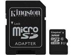Ficha técnica e caractérísticas do produto Cartão de Memória 32GB Micro SD Classe 10 - Kingston