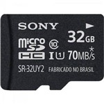 Cartão de Memória 32gb Micro Sdhc com Adaptador Classe 10 Sr-32uy2 Sony