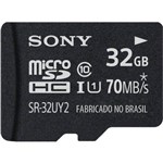 Ficha técnica e caractérísticas do produto Cartao de Memoria 32Gb Micro Sdhc com Adaptador Srac-A1 Classe 10 Sony