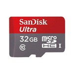 Ficha técnica e caractérísticas do produto Cartão de Memória 32GB SanDisk Micro SD Classe 10 - 80MB/s