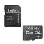 Ficha técnica e caractérísticas do produto Cartão de Memória 32GB SanDisk