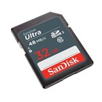 Ficha técnica e caractérísticas do produto Cartão de Memória 32gb Sdhc Ultra 48mbs Classe 10 Sandisk
