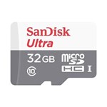 Ficha técnica e caractérísticas do produto Cartão de Memória 32gb Ultra Classe 10 + Adaptador Sandisk