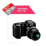 Ficha técnica e caractérísticas do produto Cartão de Memória 32gb Ultra para Câmera Nikon Coolpix L330