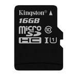 Ficha técnica e caractérísticas do produto Cartão de Memória Kingston Canvas Select, SDCS ,16GB