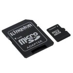 Ficha técnica e caractérísticas do produto Cartao de Memoria Kingston 32GB Micro SDHC Classe 10 + ADAPT SD UHS-I 45MB - SDC10G2/32GB