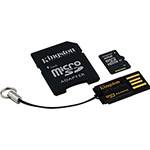 Cartão de Memória Kingston 32GB Mobility + MicroSDHC com Adaptador SD + Leitor USB (Classe 10)