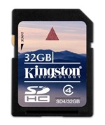 Ficha técnica e caractérísticas do produto Cartão de Memória Kingston 32GB SDHC Class 4 SD4/32GB