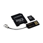 Ficha técnica e caractérísticas do produto Cartão de Memória Kingston Micro SDHC 16GB Classe 4 com Adaptador USB e SD - MBLY4G2/16GB