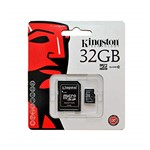 Ficha técnica e caractérísticas do produto Cartão de Memória Kingston Micro SDHC 32GB Classe 10