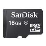 Ficha técnica e caractérísticas do produto Cartão de Memória Micro SanDisk 16GB SDSDQM016GBB35A Preto - Mais Capacidade para Seu Dispositivo