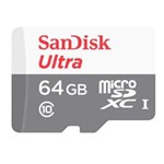 Ficha técnica e caractérísticas do produto Cartão de Memória Micro Sandisk 64GB SDSDQUNB