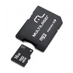 Ficha técnica e caractérísticas do produto Cartão de Memoria Micro SD 16GB C4 Adaptador SD MC110 - Multilaser