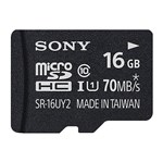 Ficha técnica e caractérísticas do produto Cartão de Memória Micro-sd 16gb Classe 10 - Sr-16uy2a - Sony