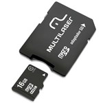 Ficha técnica e caractérísticas do produto Cartão de Memória Micro Sd 16Gb com Adaptador Mc110 Multilaser