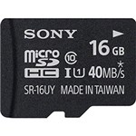 Ficha técnica e caractérísticas do produto Cartão de Memória Micro SD 16GB - Sony
