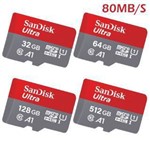 Ficha técnica e caractérísticas do produto Cartão de Memória Micro SD 80Mb/s Ultra com Adaptador SD - Sandisk