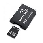 Ficha técnica e caractérísticas do produto Cartão de Memoria Micro SD 8Gb C4 Adaptador SD MC004 - Multilaser