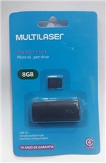 Ficha técnica e caractérísticas do produto Cartão de Memória Micro SD 8GB - Multilaser