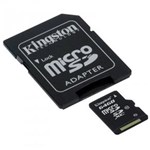 Ficha técnica e caractérísticas do produto Cartão de Memoria Micro SD Kingston 64GB Class 10 SDCX10/64GB