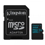 Ficha técnica e caractérísticas do produto Cartão de Memória Micro SD Kingston SDHC/32GB Classe 10 32GB