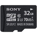 Ficha técnica e caractérísticas do produto Cartão de Memória Micro-Sd Sony 32Gb Classe 10 Sr-32Uy2A