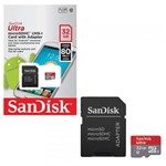 Ficha técnica e caractérísticas do produto Cartão de Memória Micro Sd Ultra 32gb Sandisk 80mb/s Classe 10