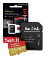 Ficha técnica e caractérísticas do produto Cartão de Memória MicroSD 64GB Sandisk C10 Extreme