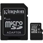 Ficha técnica e caractérísticas do produto Cartão de Memória Microsd 32Gb Kingston Classe 10 com Adaptador