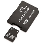 Ficha técnica e caractérísticas do produto Cartão de Memória MicroSD Multilaser MC143, 16GB
